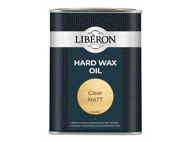 Liberon Hard Wax Oil Clear Matt 1 litre