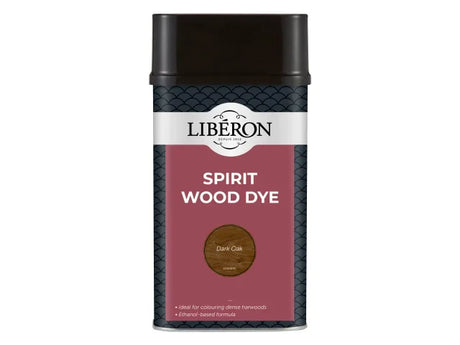 Liberon Spirit Wood Dye Dark Oak 1 litre