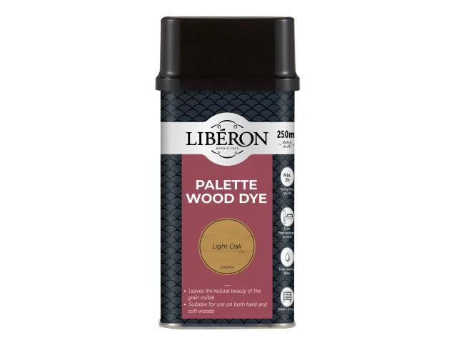 Liberon Palette Wood Dye Light Oak 250ml