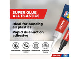 Loctite Super Glue All Plastics Pen 2g + 4ml Tube