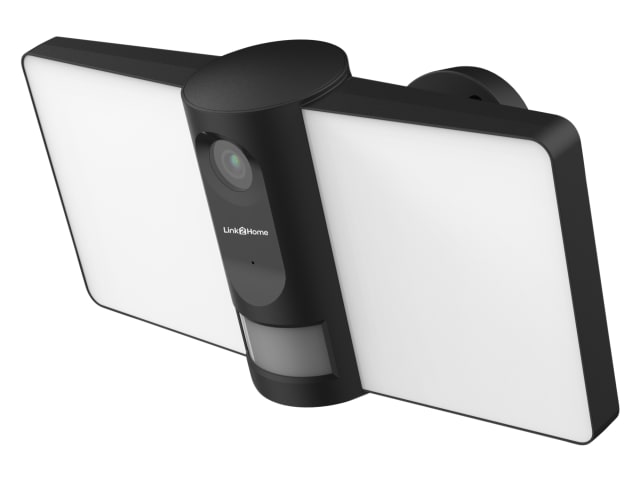 Link2Home Outdoor Smart Floodlight Camera 2K 4MP Black