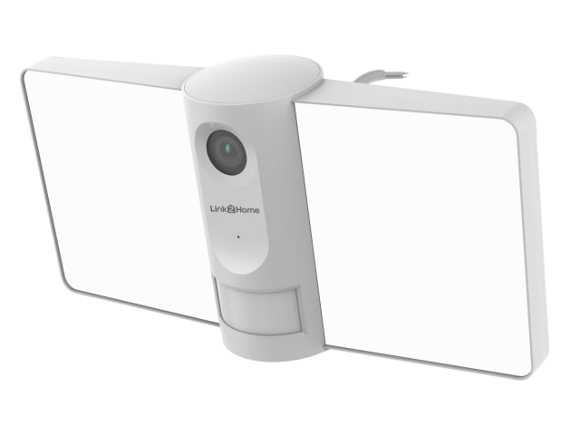 Link2Home Outdoor Smart Floodlight Camera 2K 4MP White