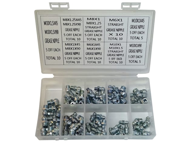 Lumatic Grease Nipple Selection Box Metric