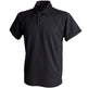 Finden & Hales Piped Performance Polo - Black/Black†