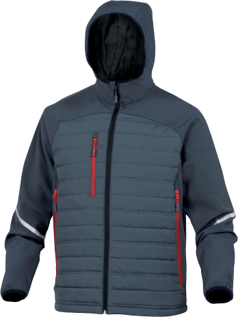 Delta Plus MOTION Cold-Weather Softshell Jacket – PU-Coated & Fleece-Lined