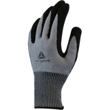 Delta Plus VENICUTF07 Cut-Resistant Gloves – Level F Protection, Sandy Nitrile Grip (Pack of 3 Pairs)