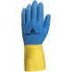 Delta Plus DUOCOLOR VE330 - uble-Layer Latex Chemical Gloves – Durable Protection & Enhanced Grip