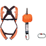 Delta Plus ELARA140 - Fall Arrest Kit with Two-Coloured Harness & Self-Retractable Fall Arrester