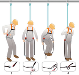 Delta Plus HA203FS Anti-Compression Strap Kit – Essential Fall Protection Accessory