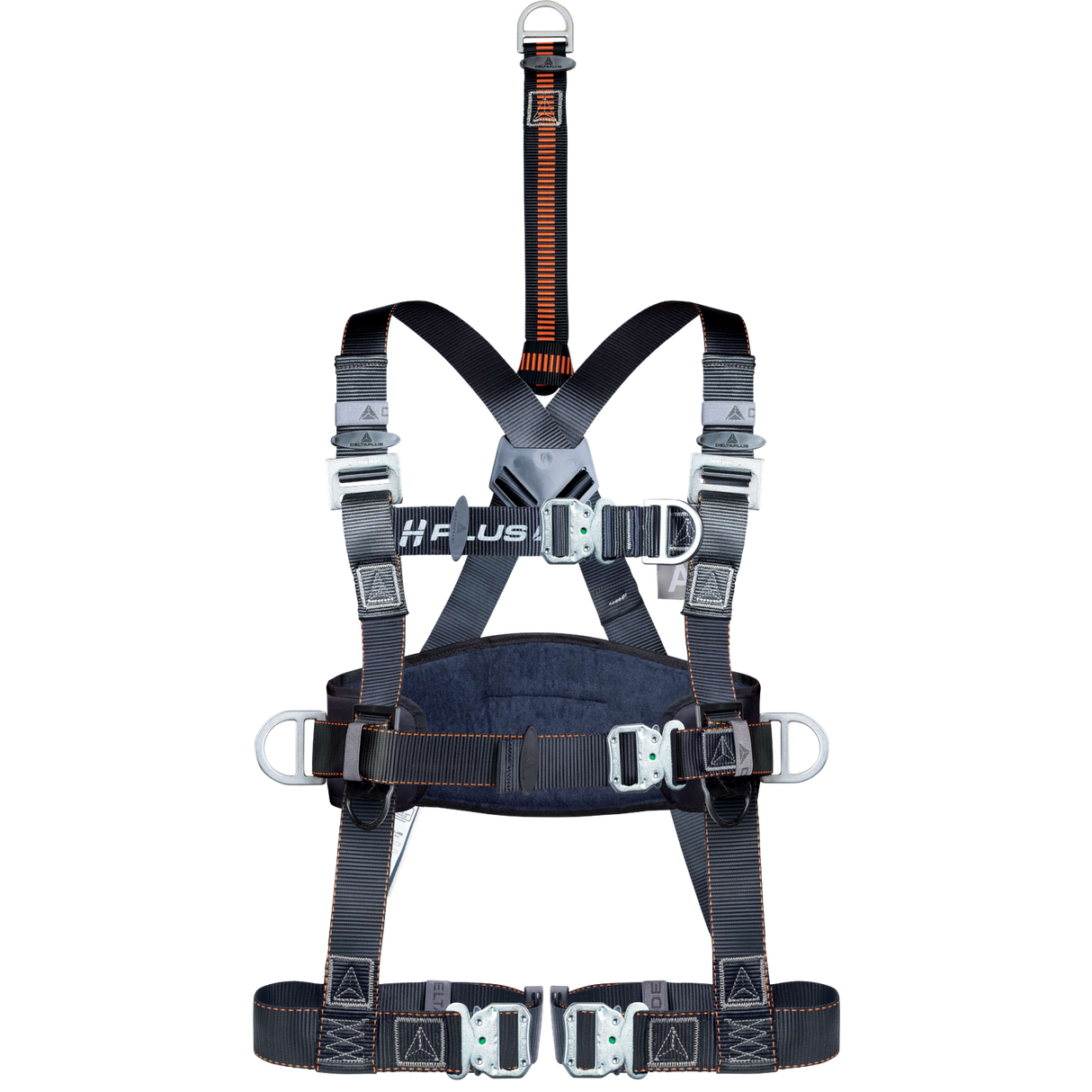 Delta Plus HAR25HA Ergonomic Fall Arrester Harness with Belt & Extension Strap