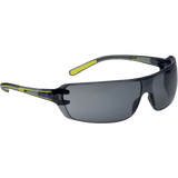 Delta Plus HELIUM 2 SMOKE Safety Glasses – Ultra-Light, Anti-Fog & UV400 Protection