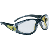 Delta Plus PACAYA CLEAR Safety Glasses with Removable Foam Protection