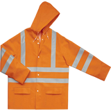 Delta Plus 900VESHV High-Visibility Waterproof Rain Jacket