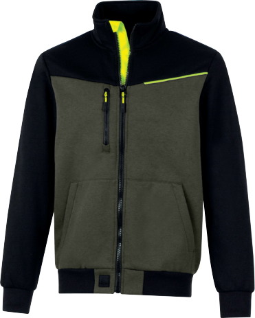 Delta Plus SWABI Full-Zip High-Neck Sweatshirt