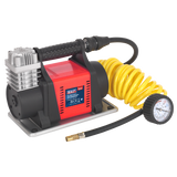 Sealey Tyre Inflator/Mini Air Compressor 12V Heavy-Duty MAC05
