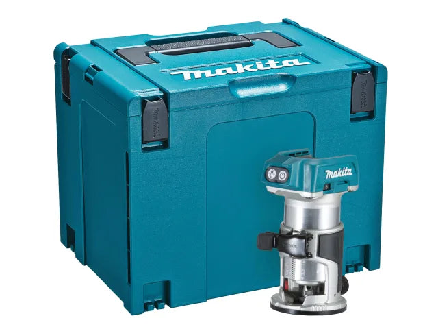 Makita DRT50ZJ BL LXT Router/Trimmer Body 1/4 & 3/8 18V Bare Unit + Case