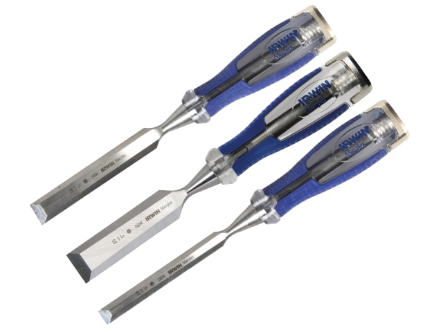 IRWIN® Marples® M750 Splitproof Pro Bevel Edge Chisel Set, 3 Piece