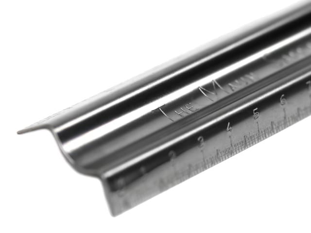 Maun Metal Safety Rule Metric 300mm – GS Workwear