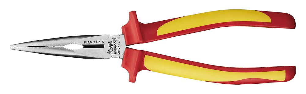 Teng Tools Insulated Long Nose Plier Bent 210mm