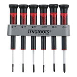 Teng Tools Mini Screwdriver Set Flat & PH 6 Pieces