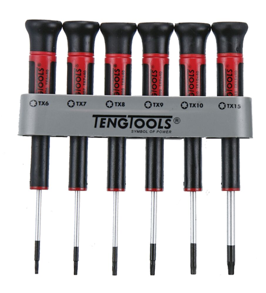 Teng Tools Mini Screwdriver Set TX 6 Pieces