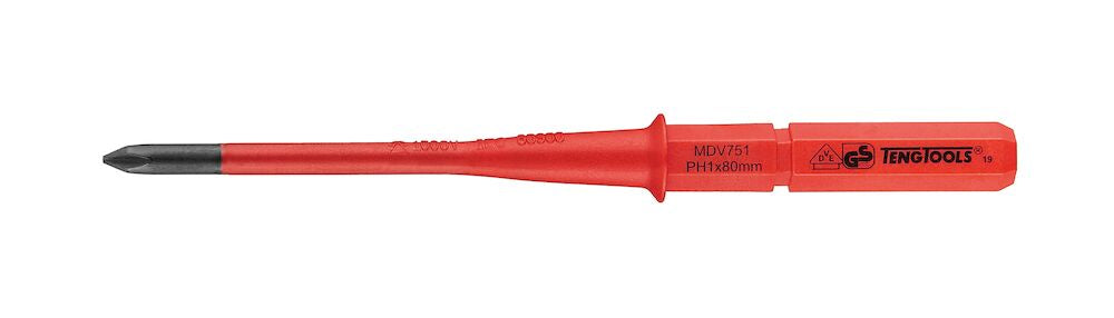 Teng Tools Interchangeable Blade Insulated Screwdriver PH1