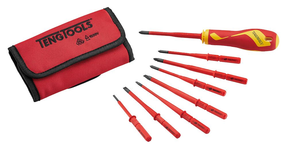 Teng Tools Insulated Interchangeable Blade Set Wallet 9 Pieces