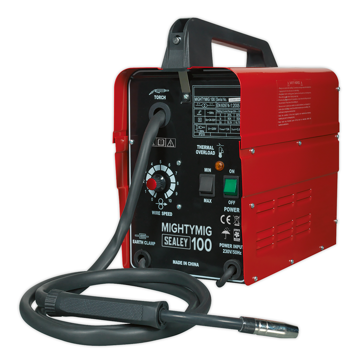 Sealey No-Gas MIG Welder 100A 230V MIGHTYMIG100