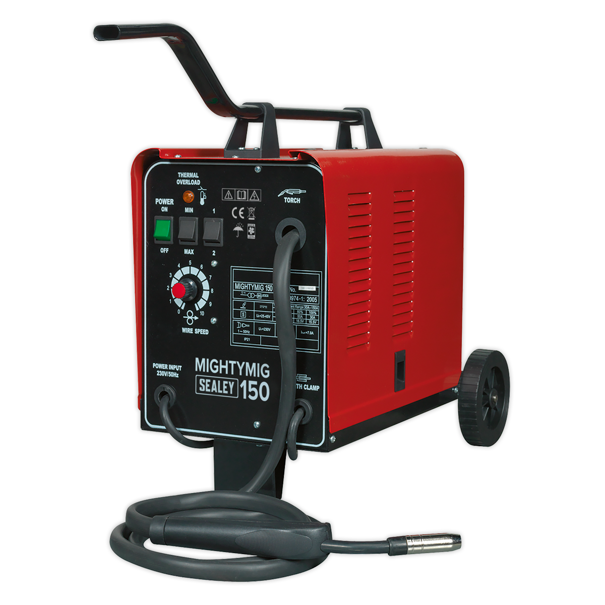 Sealey Professional Gas/No-Gas MIG Welder 150A 230V