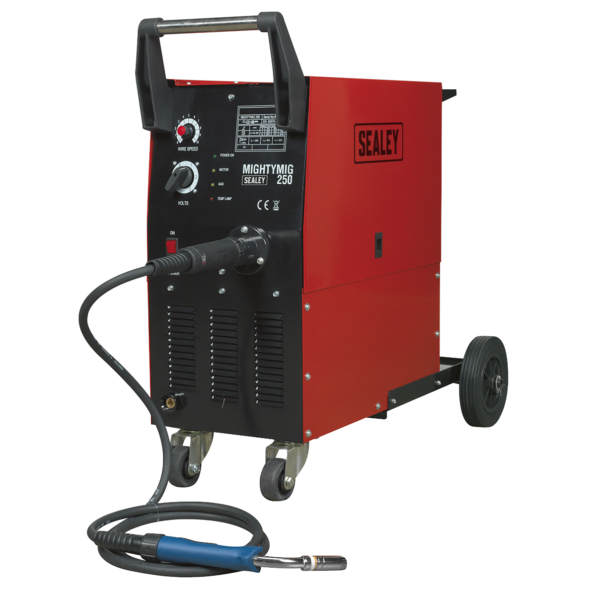 Sealey Professional Gas/No-Gas MIG Welder 250A with Euro Torch