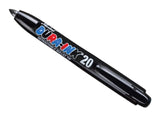 Markal DURA-INK® 20 Retractable Marker - Black (Tub 24)