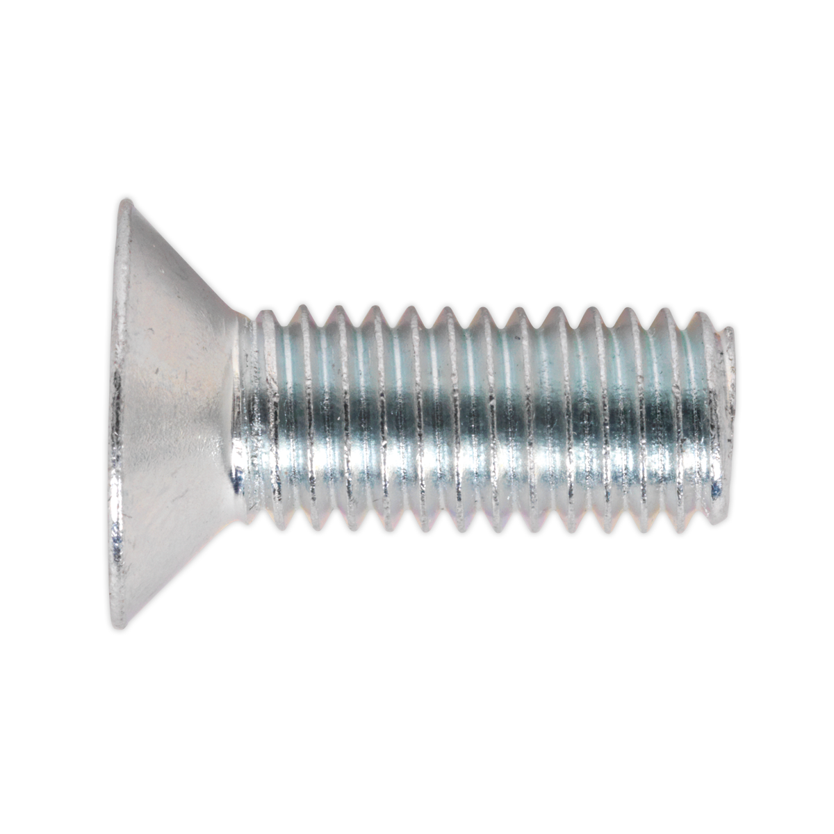 Sealey Machine Screw M8 x 20mm Countersunk Pozi Zinc Pack of 50