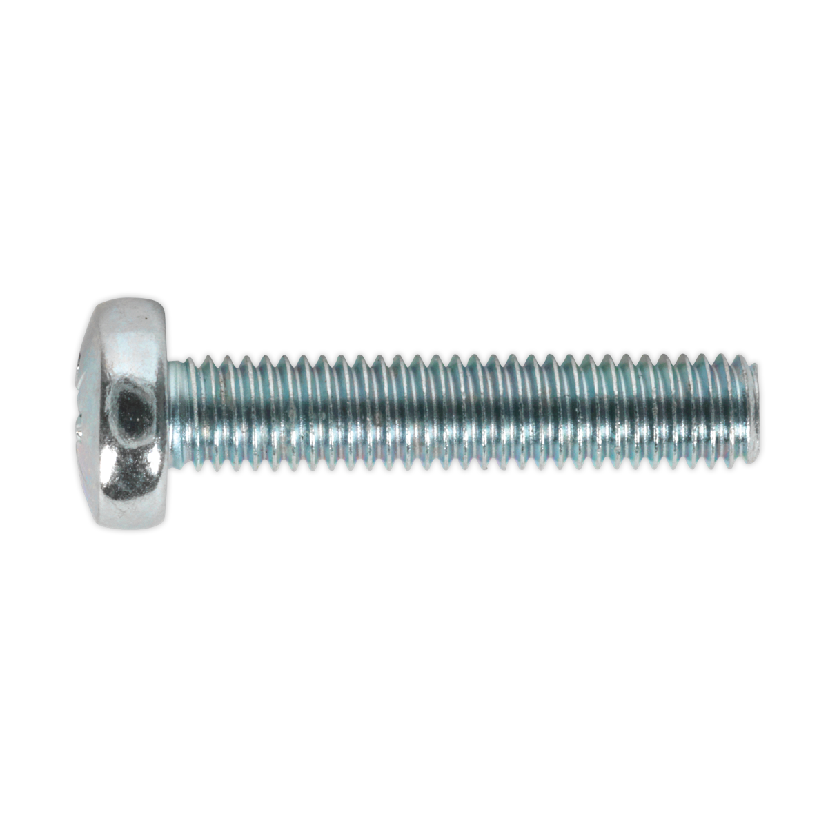 Sealey Machine Screw M5 x 25mm Pan Head Pozi Zinc Pack of 50