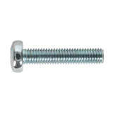 Sealey Machine Screw M5 x 25mm Pan Head Pozi Zinc Pack of 50