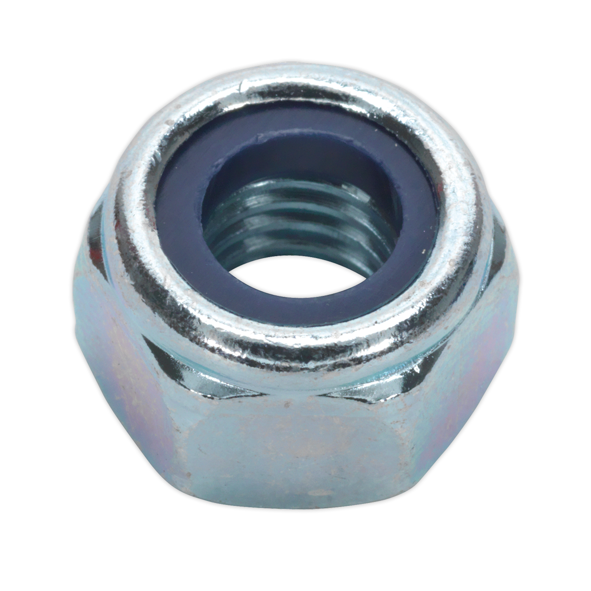 Sealey Nylon Locknut M10 Zinc Pack of 100