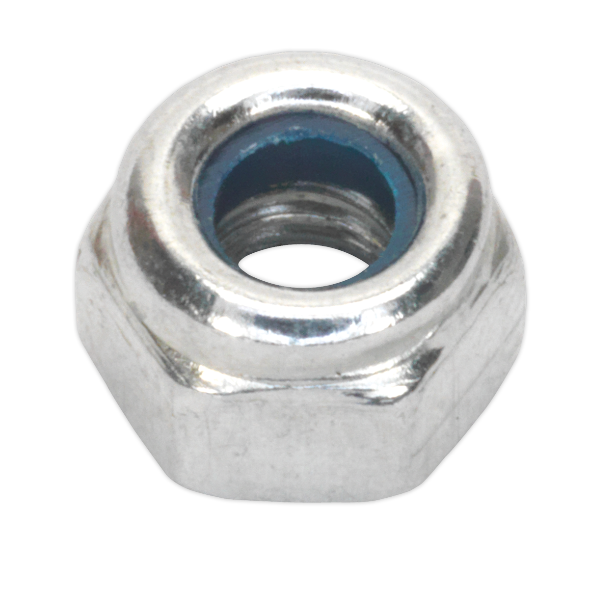 Sealey Nylon Locknut M4 Zinc Pack of 100