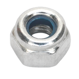 Sealey Nylon Locknut M4 Zinc Pack of 100