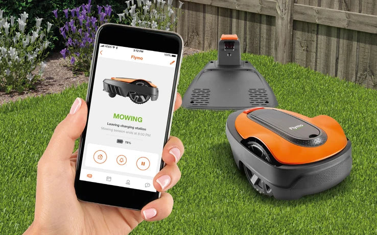 FLYMO EasiLife Go 250 – Quiet, Smart, and Hassle-Free Lawn Maintenance