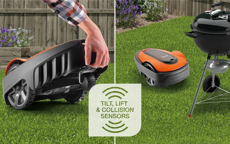 FLYMO EasiLife Go 500 – Smart, Compact Robotic Mower for Effortless Lawn Care