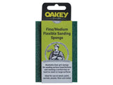 Oakey Dual-Grit Flexible Sanding Sponge Fine/Coarse