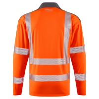 Leo Workwear GEORGEHAM Leo EcoViz COOLMAX High Performance Sleeved Polo S