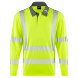 Leo Workwear GEORGEHAM Leo EcoViz COOLMAX High Performance Sleeved Polo S