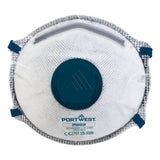 Portwest Carbon Valved Dolomite Respirator (Pack of 10)