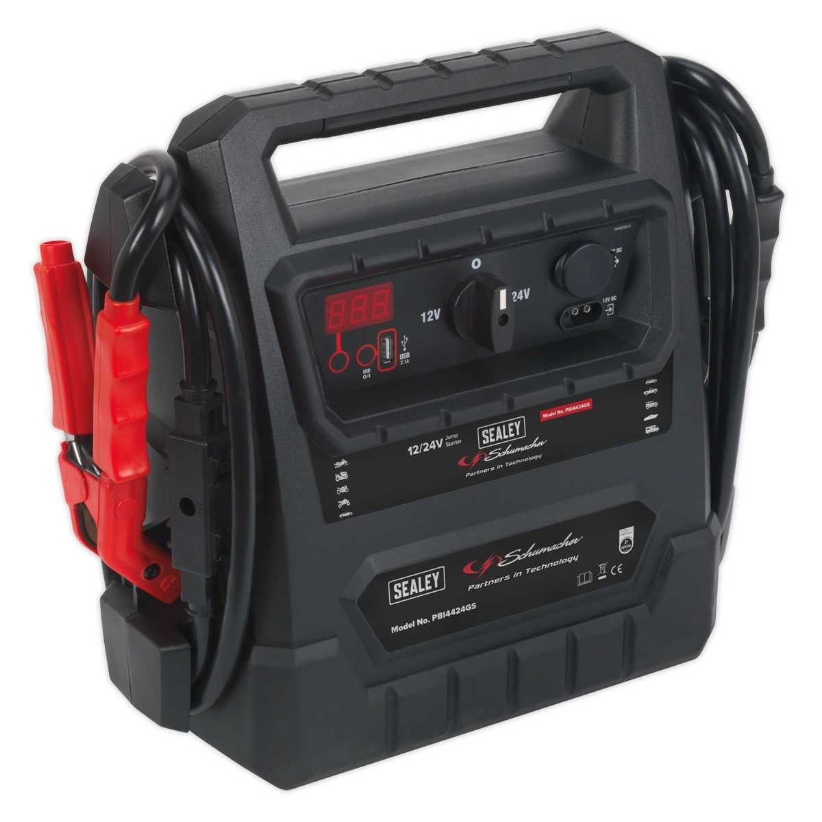 Sealey Schumacher® RoadStart® Emergency Jump Starter 12/24V 4600 Peak Amps - DEKRA Approved