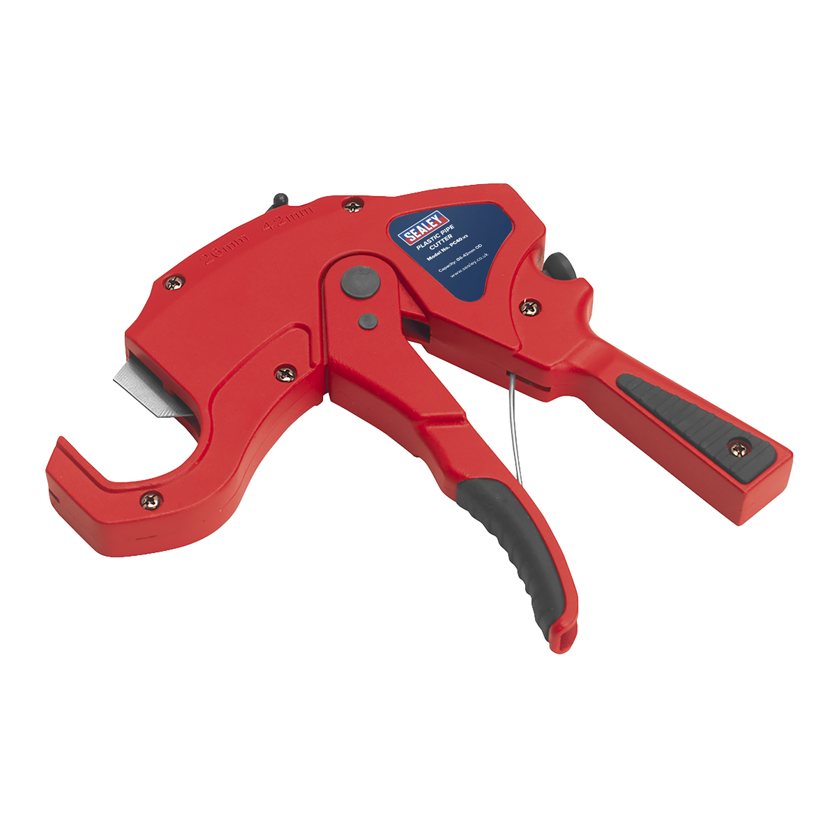 Sealey Plastic Pipe Cutter Ø6-42mm Capacity OD