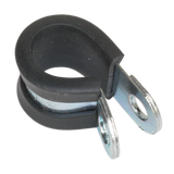 Sealey P-Clip Rubber Lined Ø12/13mm Pack of 25