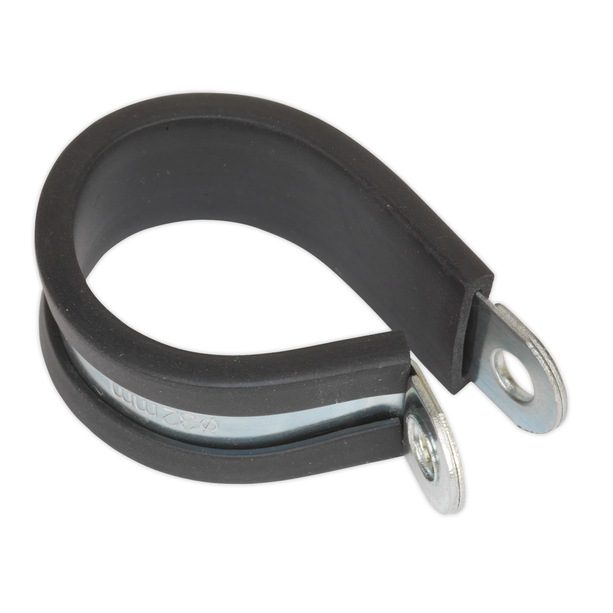 Sealey P-Clip Rubber Lined Ø32mm Pack of 25