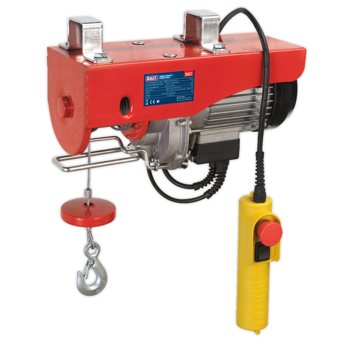 Sealey Power Hoist 230V/1ph 400kg Capacity