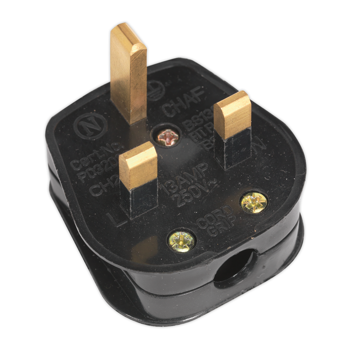 Sealey Black 13A Plug