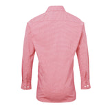 Premier Microcheck (Gingham) Long Sleeve Cotton Shirt